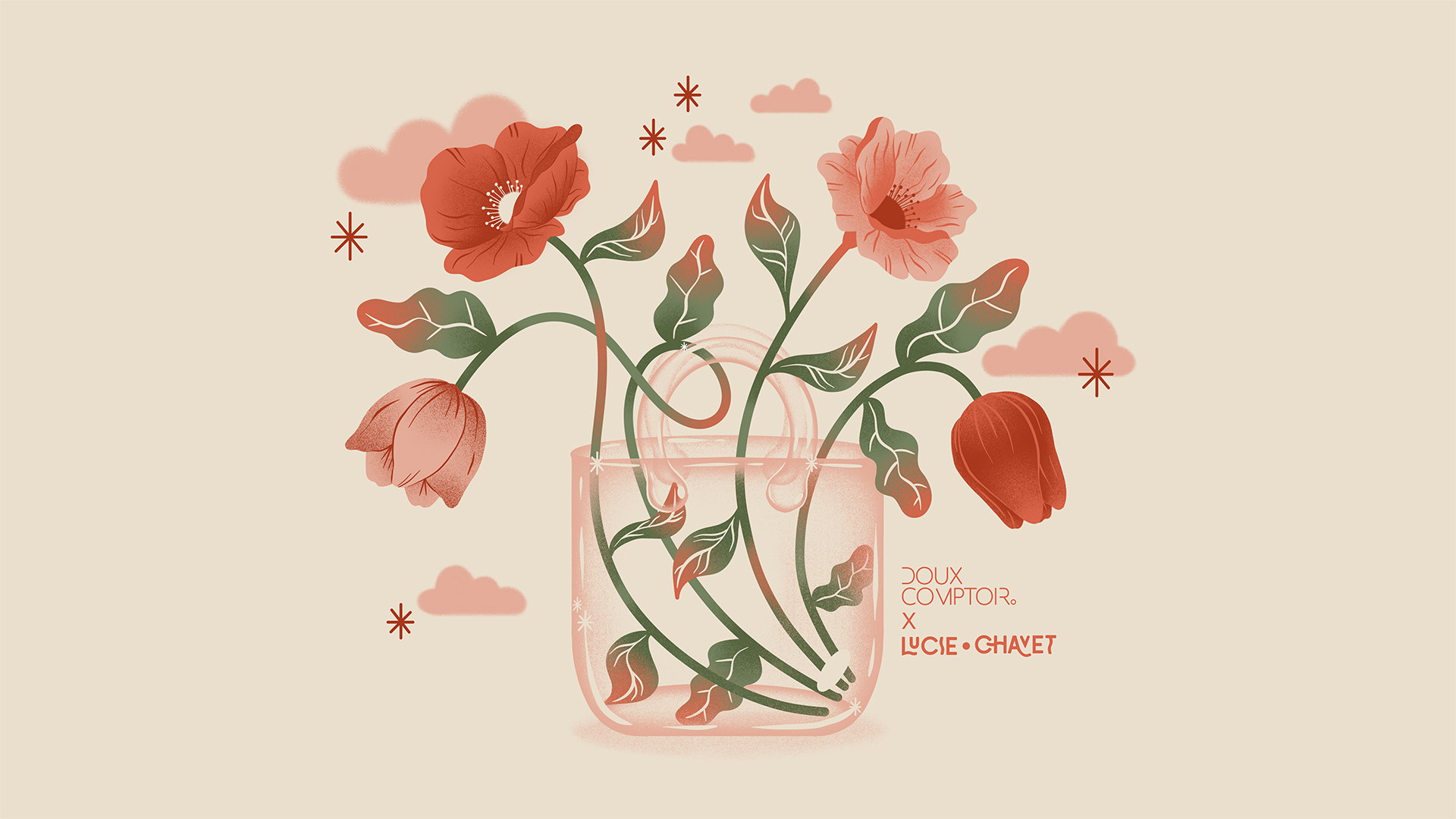 illustration doux comptoir